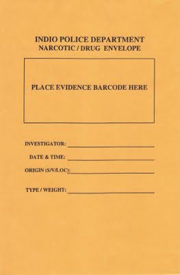 Drug Storage Envelope