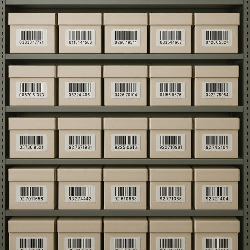 Storage Box Barcodes