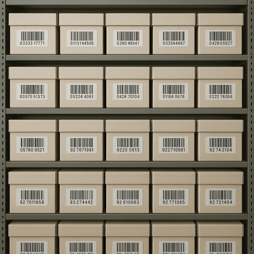 Storage Box Barcodes