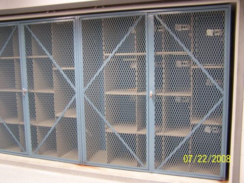 Temporary Locker Back Side 12